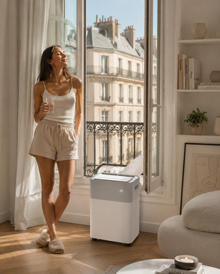 Climatiseur Midea split mobile réversible