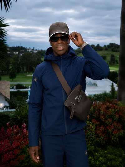 Veste Alo shell Bleu